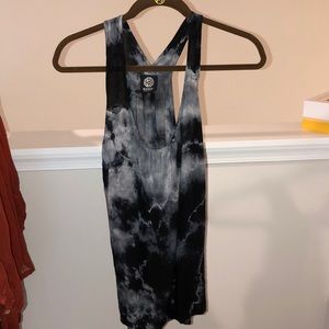 Boho tie dye lightweight tank top. Made in USA!